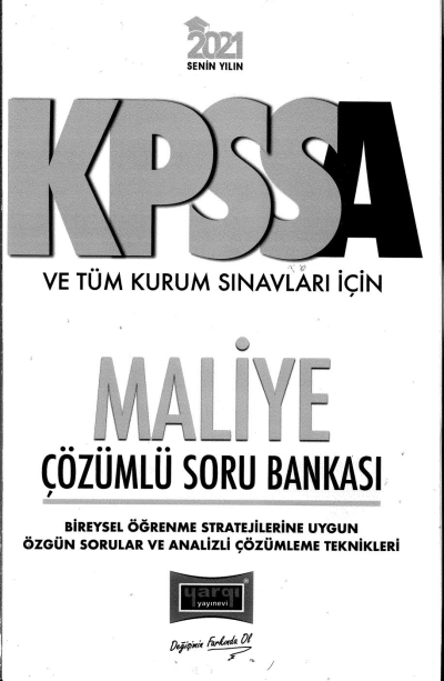 MALİYE ÇÖZÜMLÜ SORU BANKASI 2022 Limon Fotokopi