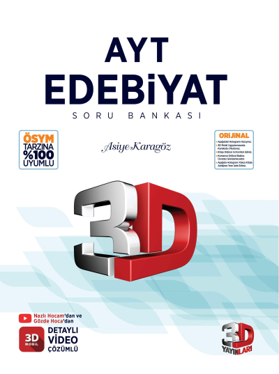 3D AYT EDEBİYAT SORU BANKASI Limon Fotokopi