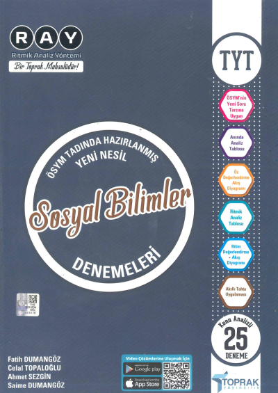 TYT Sosyal Bilimler RAY Konu Analizli 25 Deneme