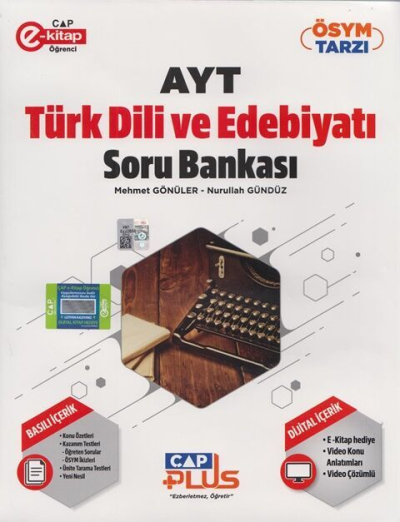 AYT Türk Dili ve Edebiyatı Plus Serisi Soru Bankası Çap Yayınları