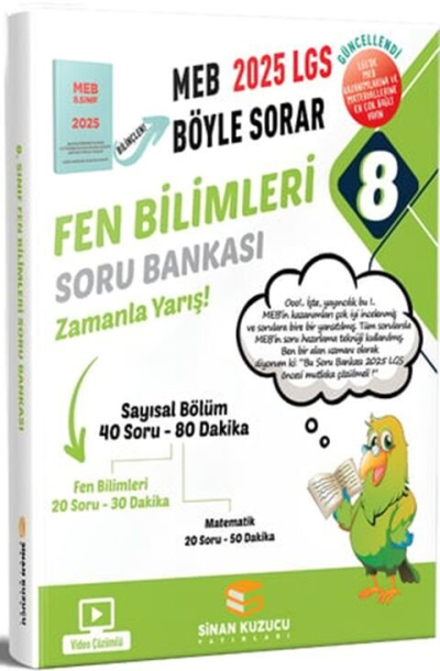 8. Sınıf LGS Fen Bilimleri Soru Bankası Sinan Kuzucu Limon Fotokopi