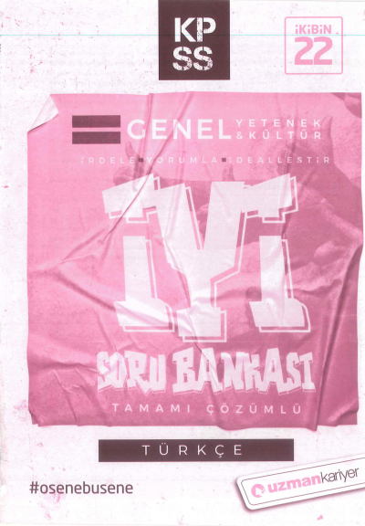 GY GK TÜRKÇE İYİ ÇÖZÜMLÜ SORU BANKASI Limon Fotokopi