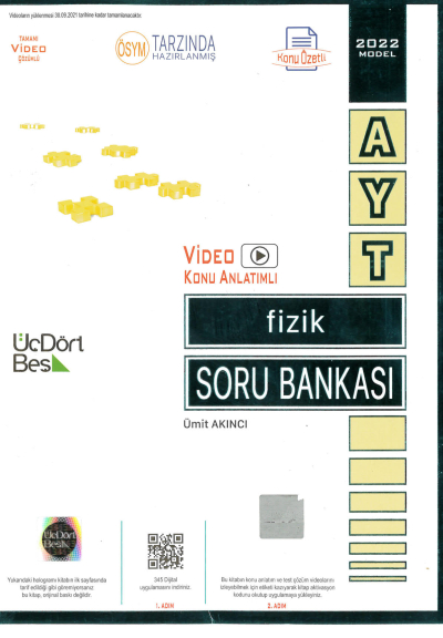 AYT Fizik Soru Bankası Limon Fotokopi