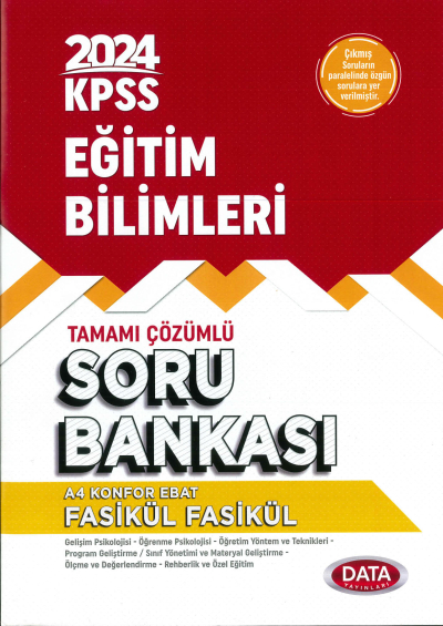 EĞİTİM BİLİMLERİ TAMAMI ÇÖZÜMLÜ SORU BANKASI TÜM DERSLER