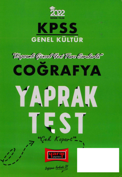 COĞRAFYA YAPRAK TEST Limon Fotokopi