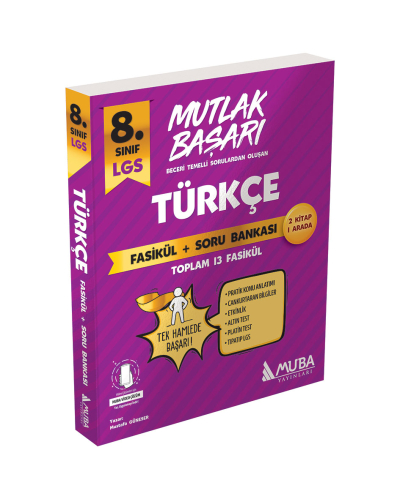 8. Sınıf Türkçe Fasiküller+Soru Bankası Muba yayınları