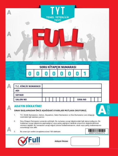 TYT Full Matematik Deneme Limon Fotokopi