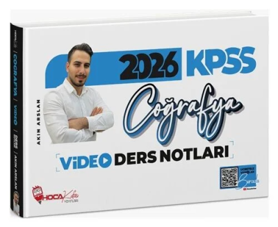 2026 KPSS Coğrafya Video Ders Notları Akın Arslan Hoca Kafası Yayınları Limon Fotokopi
