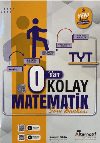 TYT 0'dan Kolay Matematik Soru Bankası Alternatif Yayıncılık Limon Fotokopi