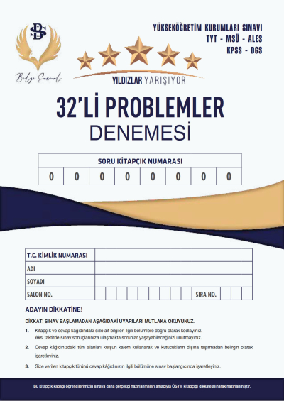 PROBLEMLER DENEMESİ 32*12 Limon Fotokopi