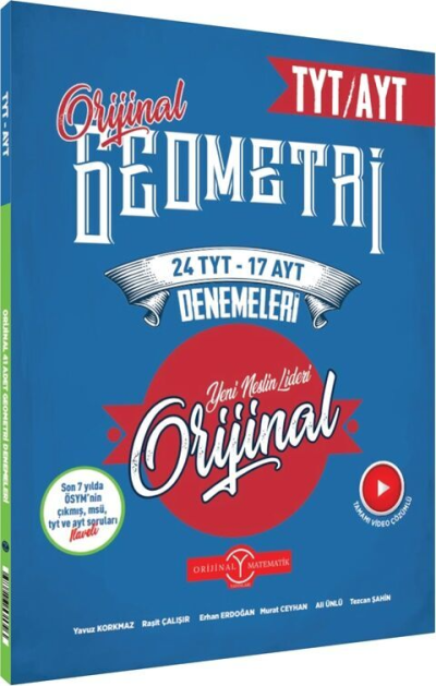 TYT AYT Geometri 24 TYT 17 AYT Deneme Orijinal Yayınları Limon Fotokopi