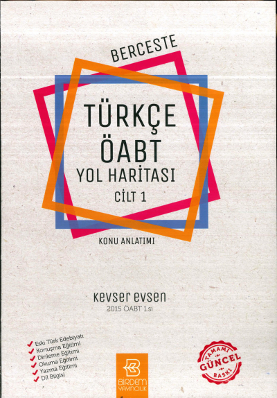 BERCESTE TÜRKÇE ÖABT YOL HARİTASI CİLT 1 Limon Fotokopi