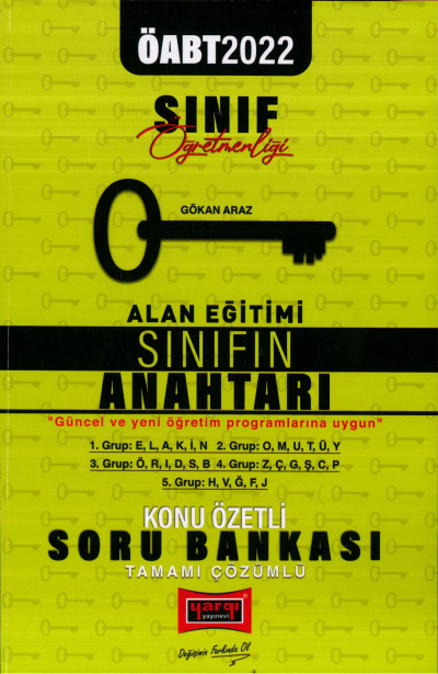 ALAN EĞİTİMİ SINIFIN ANAHTARI KONU ÖZETLİ SORU BANKASI Limon Fotokopi