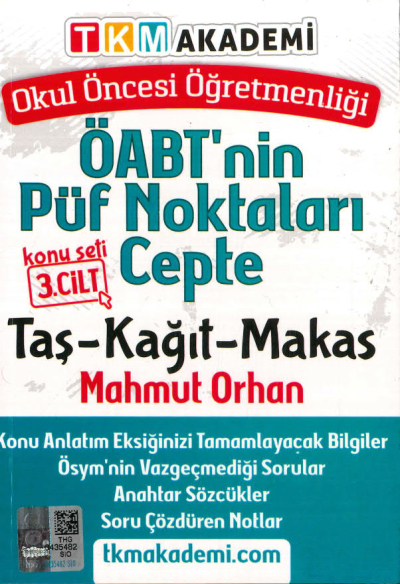 ÖABT'NİN PÜF NOKTALARI CEPTE TAŞ-KAĞIT-MAKAS KONU ANLATIM 3. CİLT