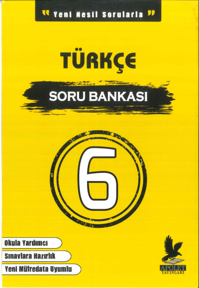 6.SINIF TÜRKÇE SORU BANKASI Apolet Yayınları Limon Fotokopi