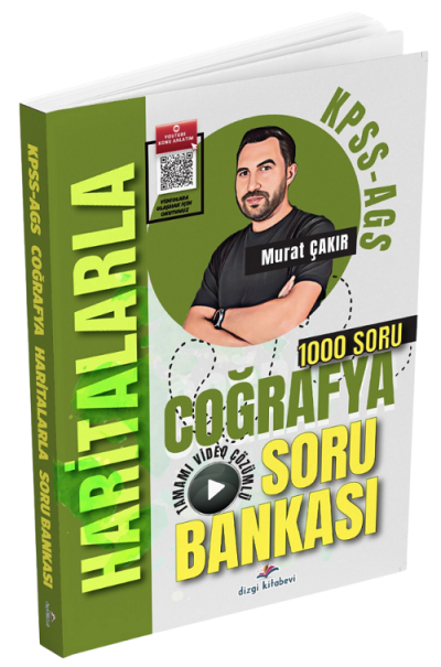 2026 KPSS MEB AGS Haritalarla Coğrafya Tamamı Video Çözümlü Soru Bankası Murat Çakır Dizgi Kitap Limon Fotokopi