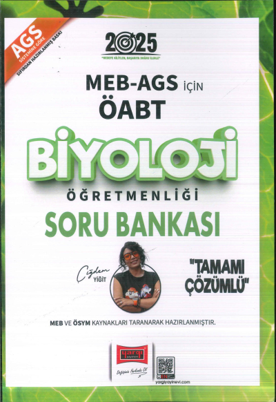 2025 MEB AGS ÖABT Biyoloji Öğretmenliği Soru Bankası Yargı Yayınları Limon Fotokopi