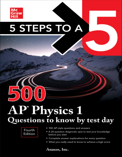 5 Steps to a 5: 500 AP Physics 1 Questions to Know by Test Day Limon Fotokopi