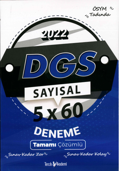 DGS SAYISAL 5x60 DENEME ÇÖZÜMLÜ Limon Fotokopi
