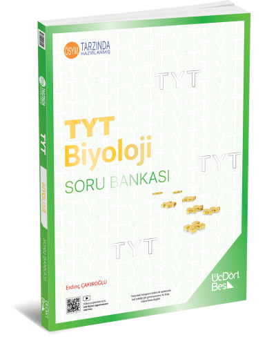 2025 Model TYT Biyoloji Soru Bankası Üç Dört Beş Yayınları Limon Fotokopi