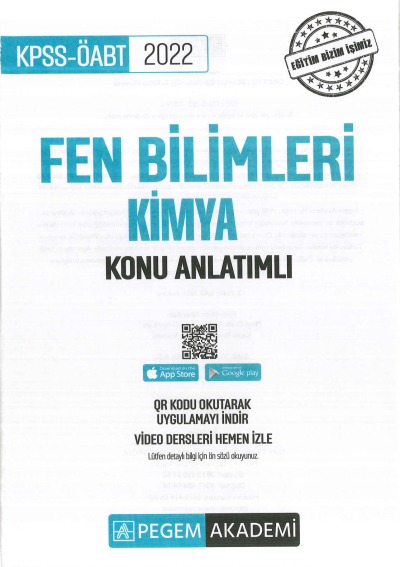 FEN BİLİMLERİ KONU ANLATIMI KİMYA Limon Fotokopi