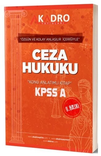 A Kadro Yayınları KPSS A Grubu Ceza Hukuku Konu Anlatımlı Limon Fotokopi