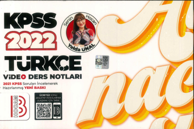 2022 KPSS TÜRKÇE VİDEO DERS NOTLARI ATANACAKSIN Limon Fotokopi