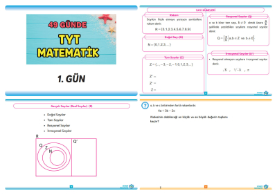 REHBER MAT 49 GÜNDE TYT 2021 Limon Fotokopi