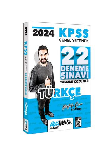 2024 KPSS GY Türkçe Tamamı Çözümlü 22 Deneme Sınavı HocaWebde Yayınlar Limon Fotokopi