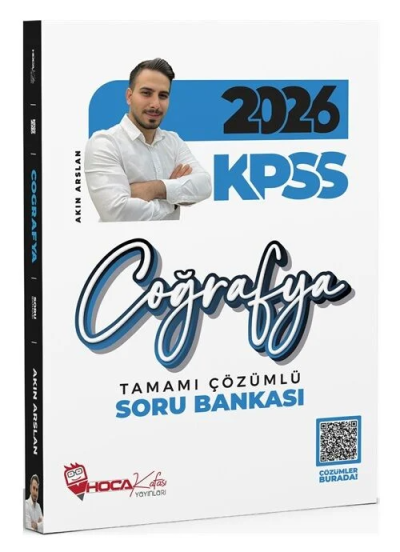 2026 KPSS Coğrafya Soru Bankası Çözümlü Akın Arslan Hoca Kafası Yayınları