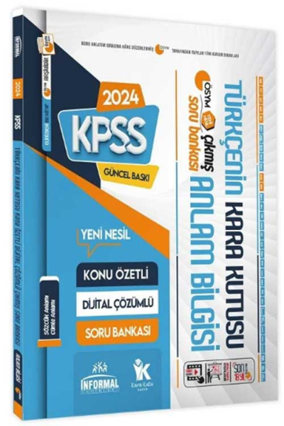 TÜRKÇENİN KARA KUTUSU ANLAM BİLGİSİ ÇIKMIŞ SORU BANKASI Limon Fotokopi