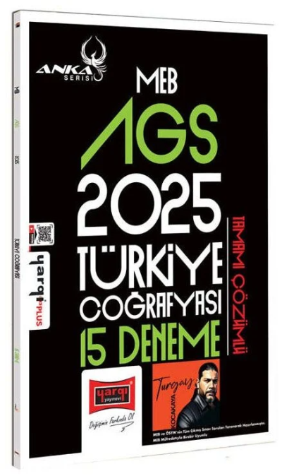 2025 MEB AGS Anka Serisi Türkiye Coğrafyası Tamamı Çözümlü 15 Deneme Yargı Yayınları