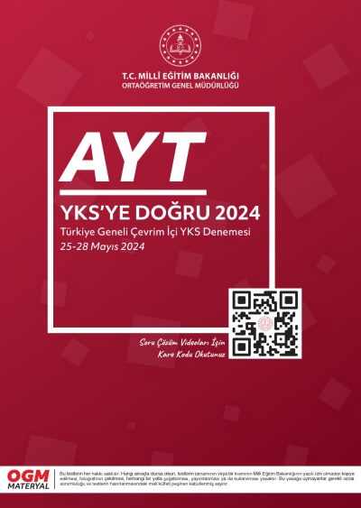 AYT YKS'ye Doğru 2024 Limon Fotokopi