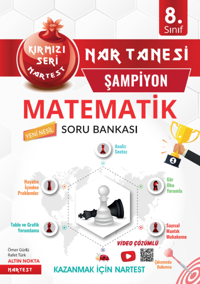 8. Sınıf Nar Tanesi Son Prova Matematik Soru Bankası Nartest Yayınları Limon Fotokopi