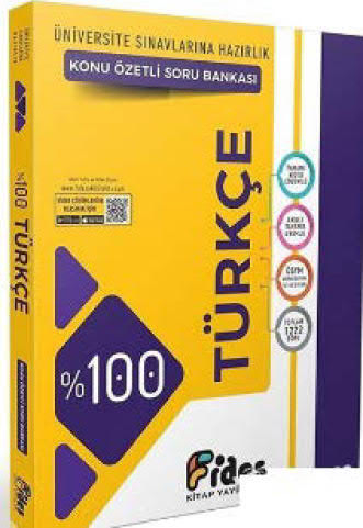 Tüm ÖSYM Sınavlarına Hazırlık %100 Türkçe Konu Özetli Soru Bankası Fides Yayınları Limon Fotokopi