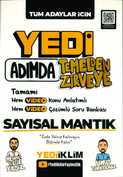Yedi Adımda Temelden Zirveye Sayısal Mantık Video Konu Anlatımlı Video Çözümlü Soru Bankası Yediiklim Yayınları Limon Fotokopi