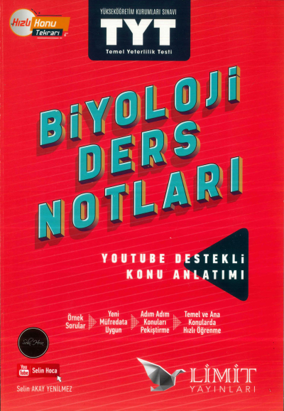 TYT Biyoloji Ders Notları Limit Yayınları