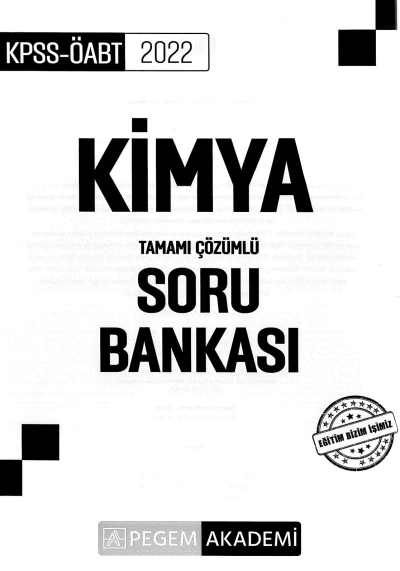 KİMYA TAMAMI ÇÖZÜMLÜ SORU BANKASI Limon Fotokopi