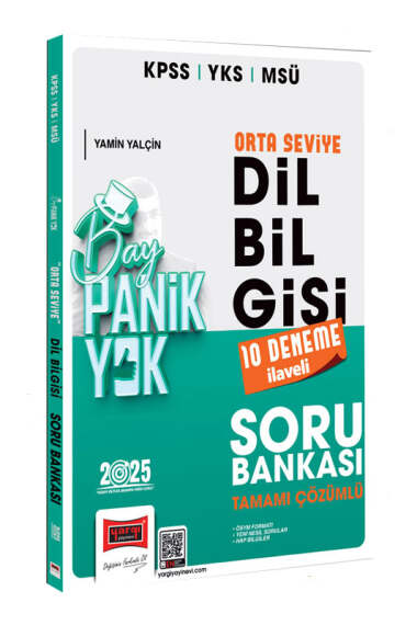 2025 KPSS YKS MSÜ Tamamı Çözümlü Panik Yok Orta Seviye Dil Bilgisi Soru Bankası Limon Fotokopi