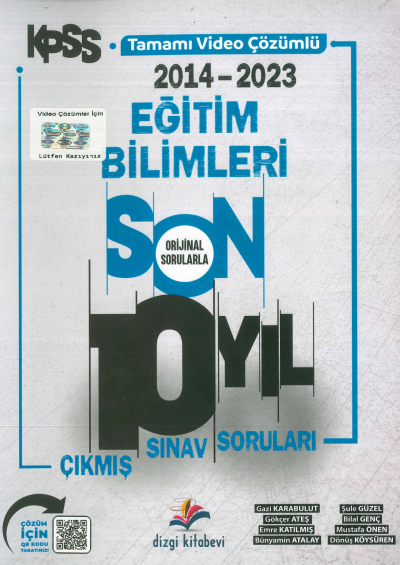 SON 10 YIL ÇIKMIŞ SORULAR TAMAMI VİDEO ÇÖZÜMLÜ (2014-2023) Limon Fotokopi