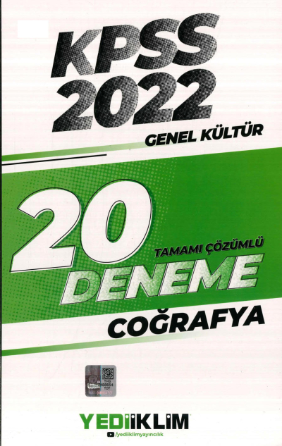 COĞRAFYA 20 DENEME ÇÖZÜMLÜ