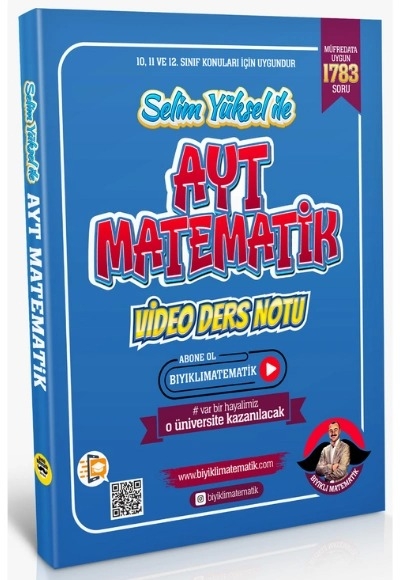 AYT MATEMATİK VİDEO DERS NOTU (BIYIKLI MATEMATİK) Limon Fotokopi