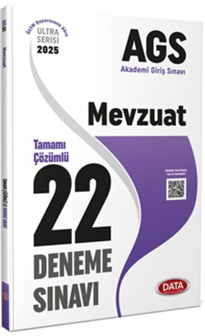 2025 AGS Mevzuat Tamamı Çözümlü 22 Deneme Sınavı Data Yayınları