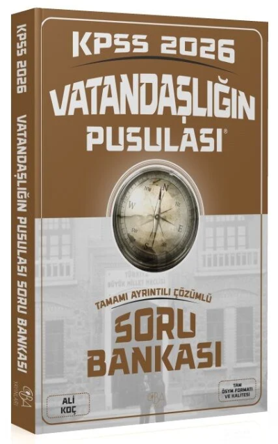 2026 KPSS Vatandaşlık Vatandaşlığın Pusulası Soru Bankası Çözümlü CBA Yayınları Limon Fotokopi