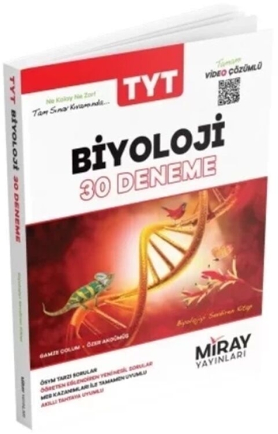 TYT Biyoloji 30 Deneme Miray Yayınları Limon Fotokopi