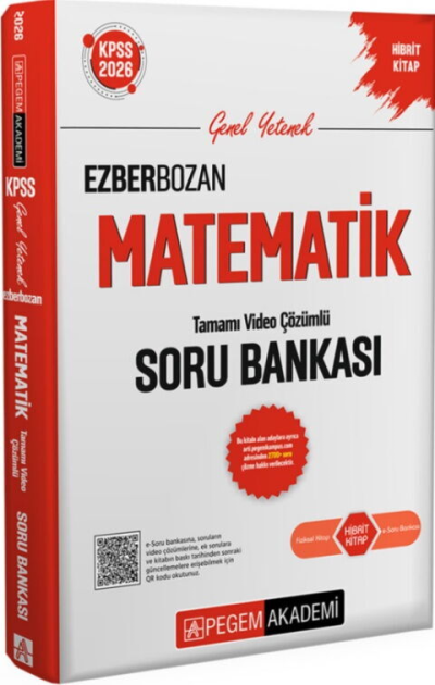 2026 KPSS Matematik Ezberbozan Soru Bankası Çözümlü Pegem Akademi Yayınları Limon Fotokopi