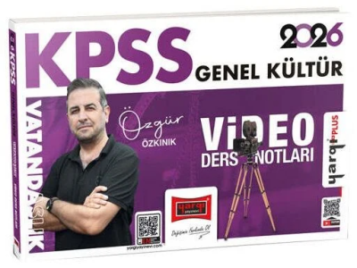 2026 KPSS Vatandaşlık Video Ders Notları Özgür Özkınık Yargı Yayınları Limon Fotokopi