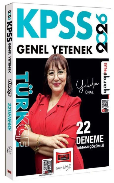 2026 KPSS Genel Yetenek Tamamı Çözümlü Türkçe 22 Deneme (Yelda Ünal) Yargı Yayınları Limon Fotokopi
