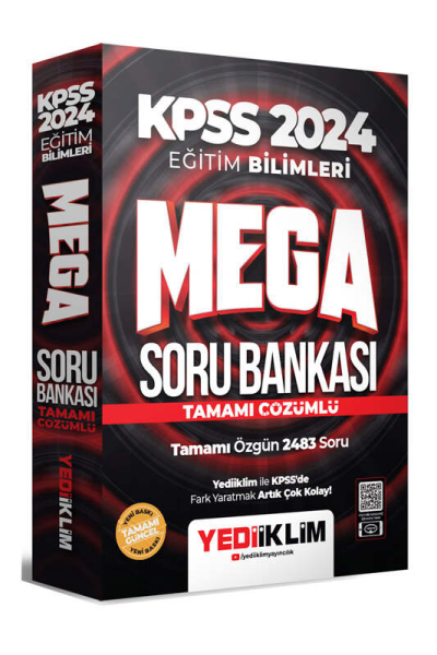 2024 KPSS Eğitim Bilimleri Mega Tamamı Çözümlü Soru Bankası Limon Fotokopi