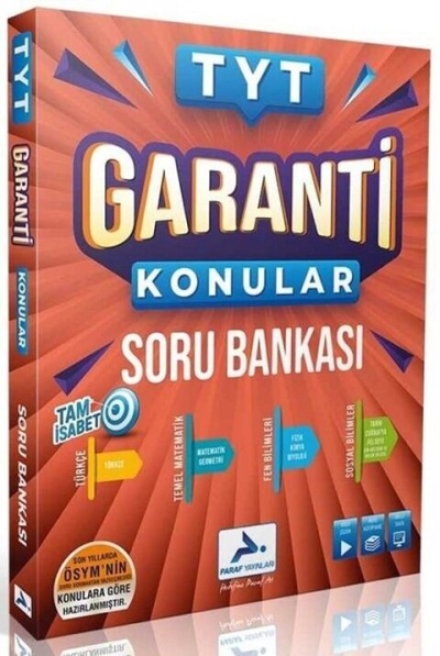TYT Garanti Konular Soru Bankası Paraf Yayınları Limon Fotokopi